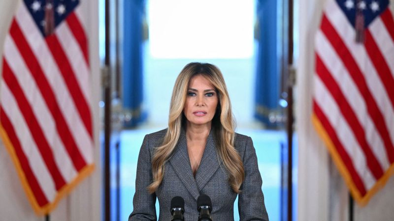 Melania Trump blasts ‘lies’ linking her to Epstein and calls for Congress to hold hearing for victims
