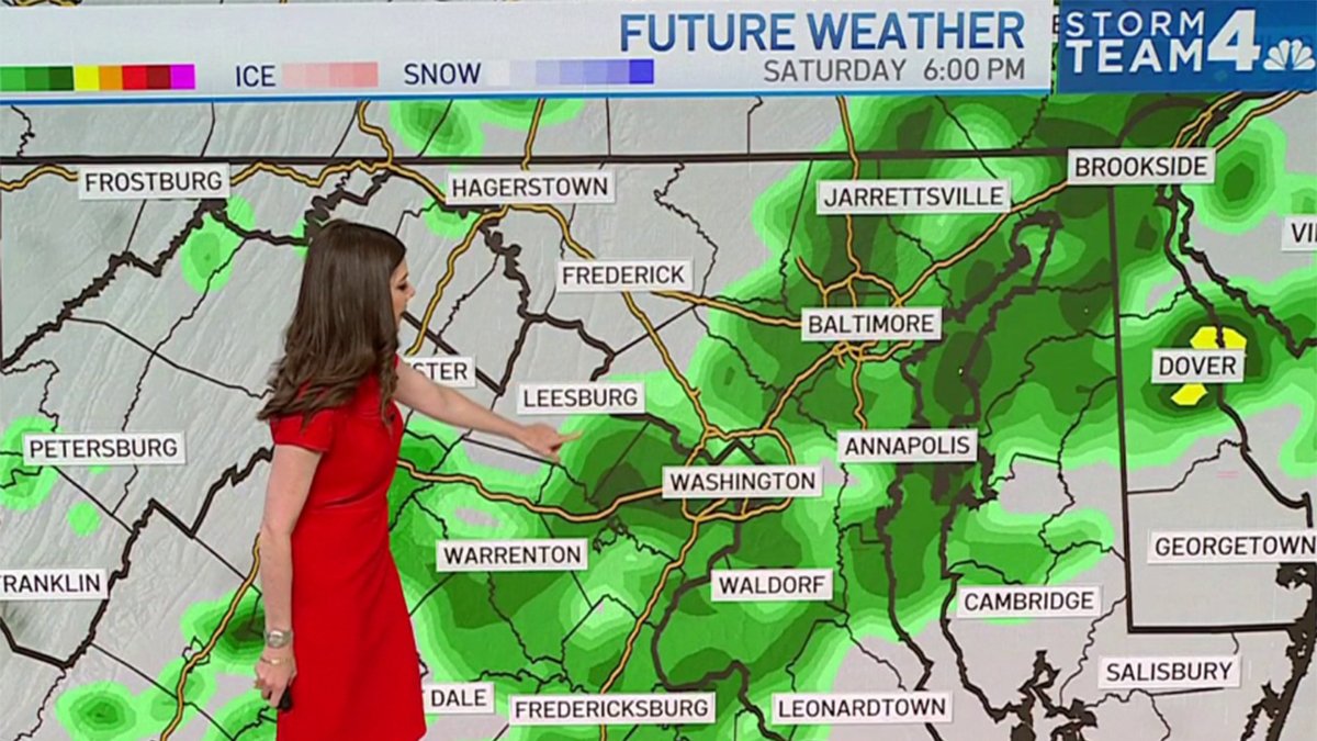 Mild Friday before a cool weekend with rain – NBC4 Washington