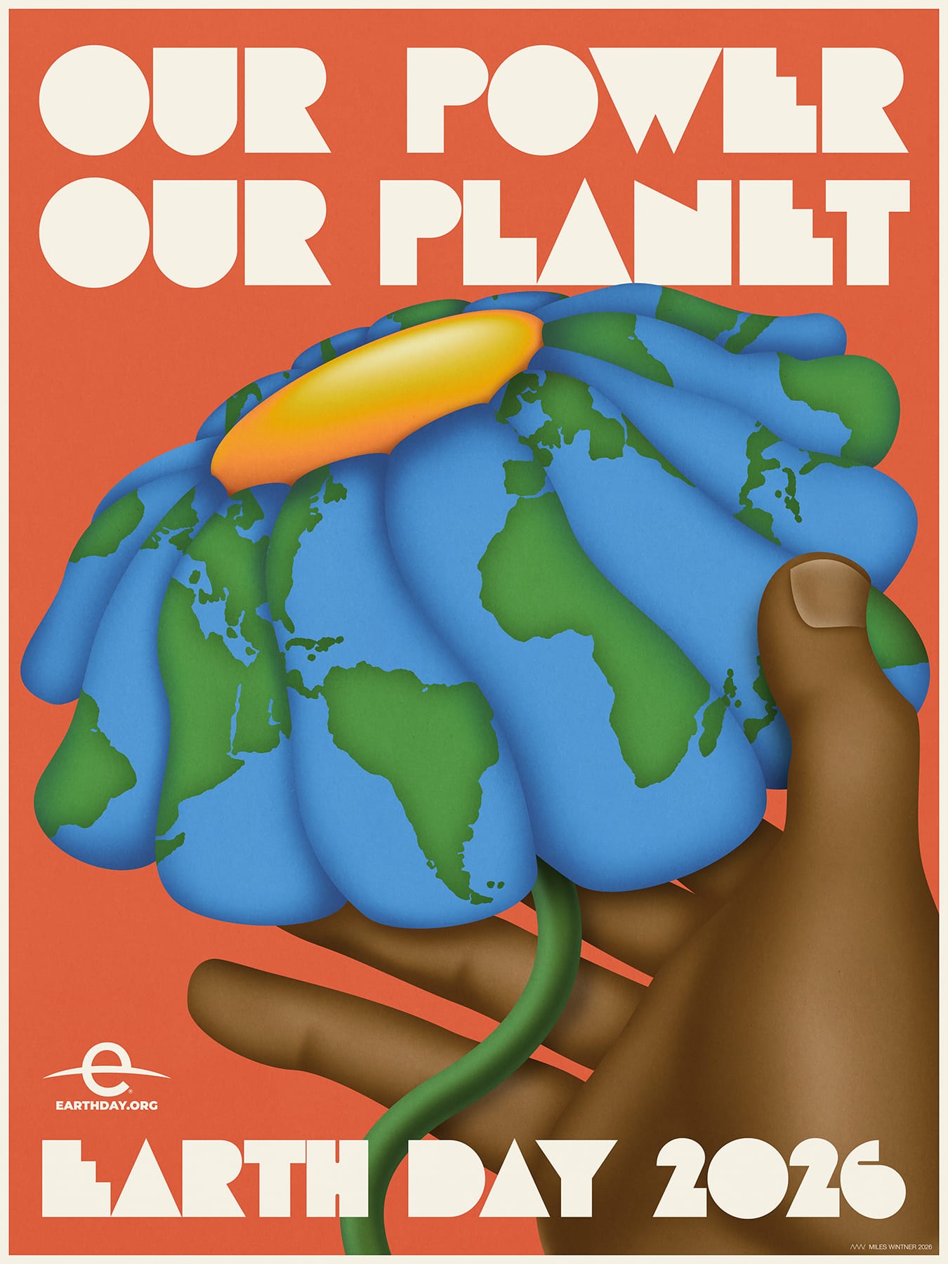 Earth Day 2026 Poster by Miles Wintner