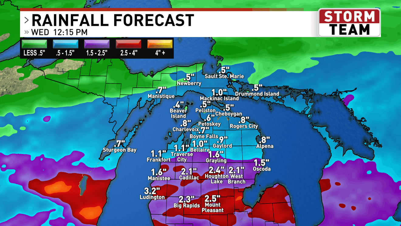 More rain and potential severe thunderstorms for some through Wednesday