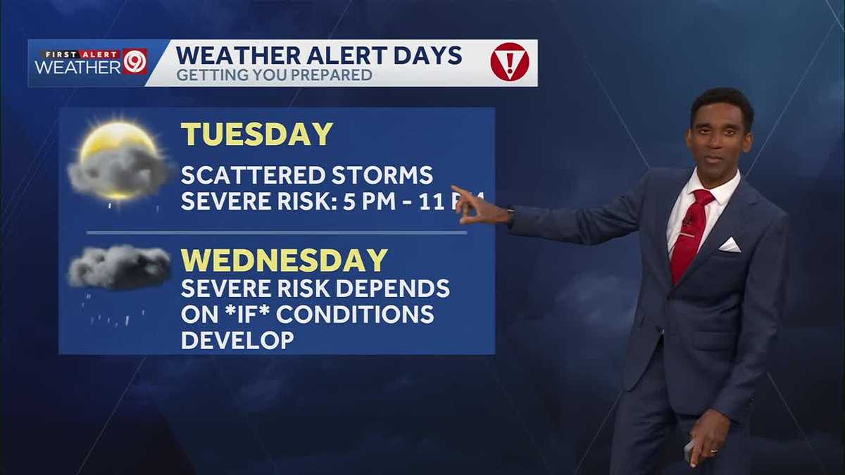Multiple storm chances this week