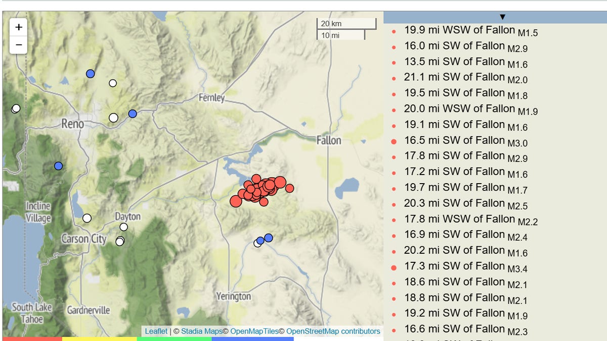 Nevada earthquake now measured at 5.68 magnitude, see the latest