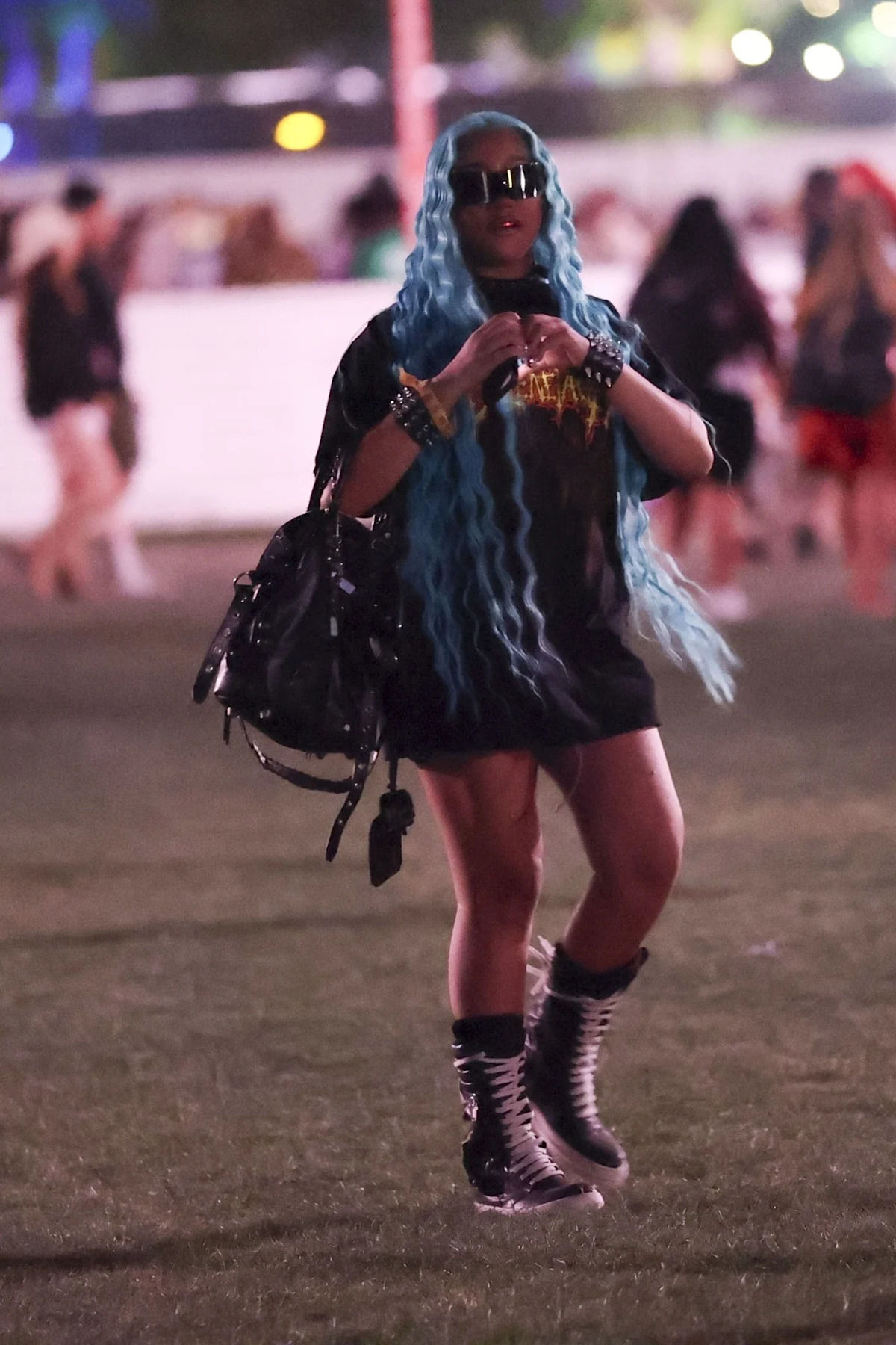 North West Brings the Duck Manicure to Coachella 2026