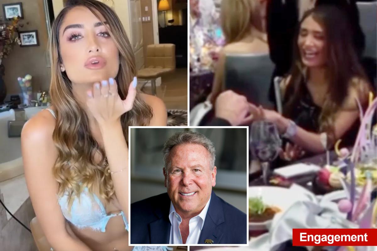 OnlyFans model accused of burgling rich, old men in LA engaged to lefty billionaire Stephen Cloobeck