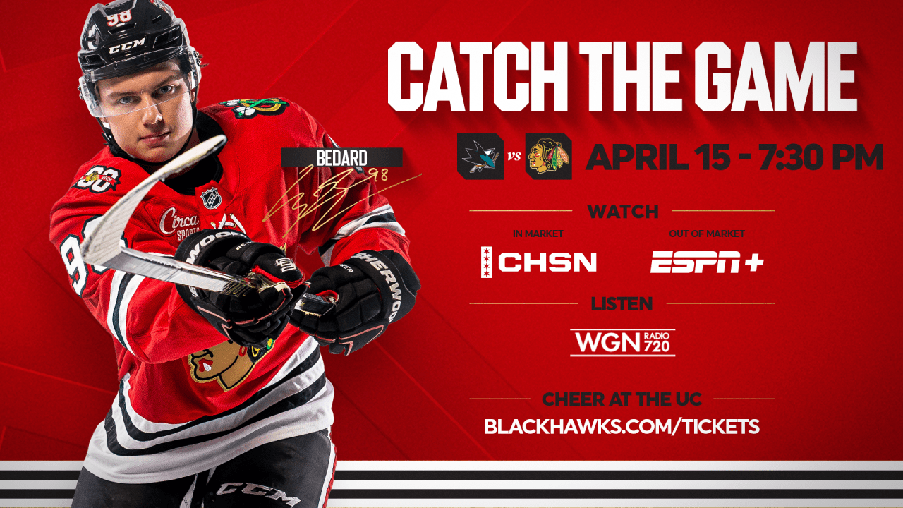 PREVIEW: Blackhawks Face Sharks in Final Game of Season