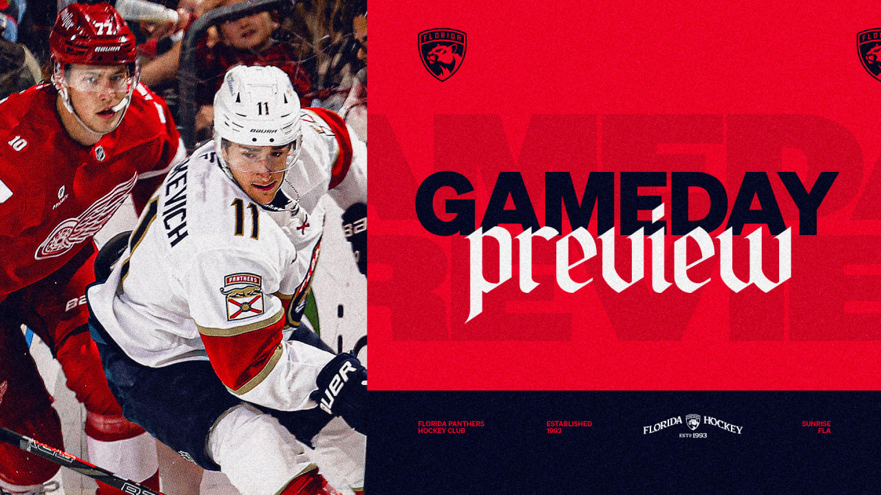 PREVIEW: Panthers host Red Wings, close the book on injury-filled season