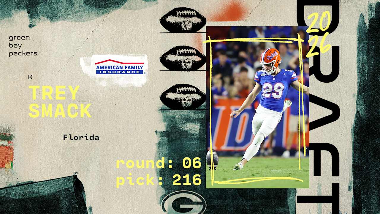 Packers trade up to select Florida K Trey Smack in sixth round, No. 216 overall