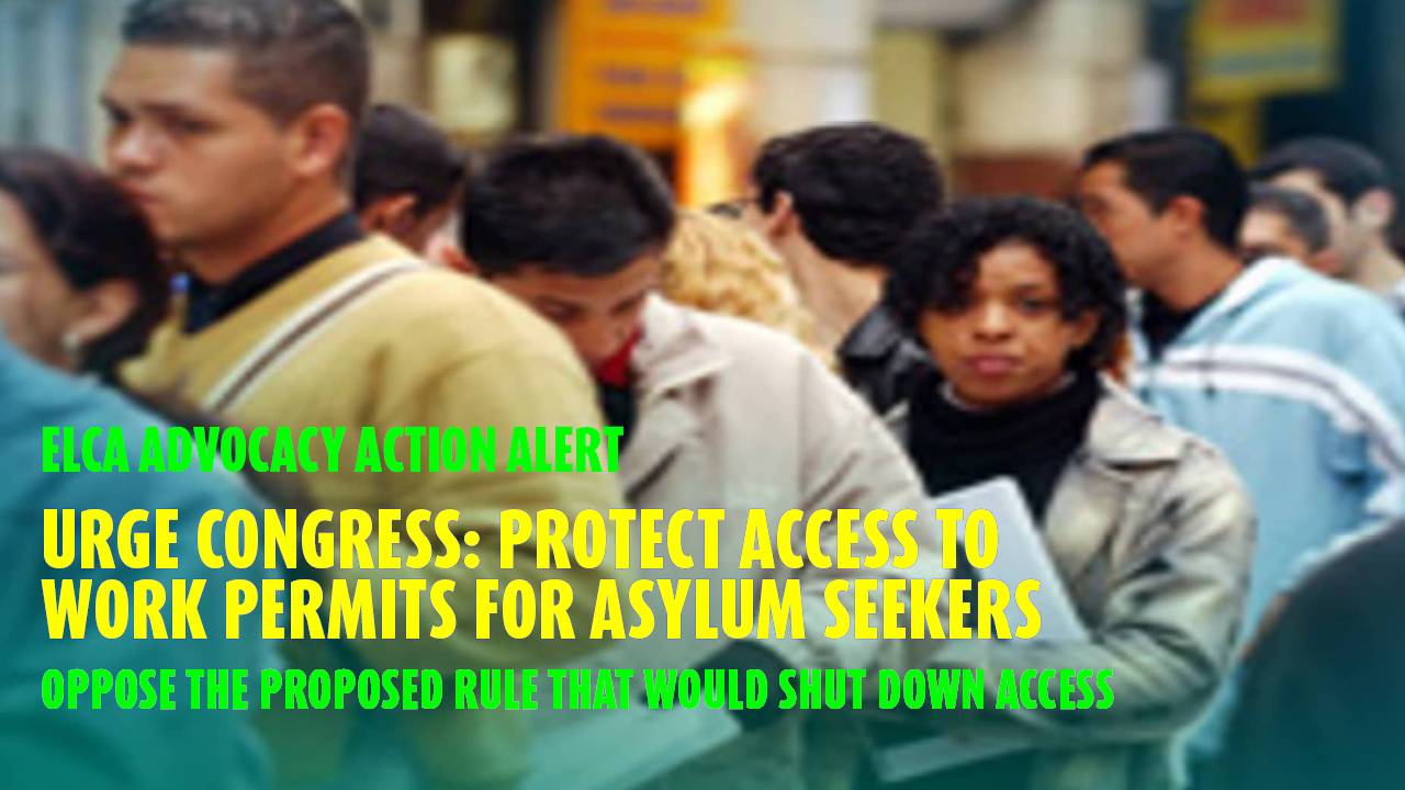 Protect Employment Authorization for Those Seeking Asylum — Grand Canyon Synod of the ELCA