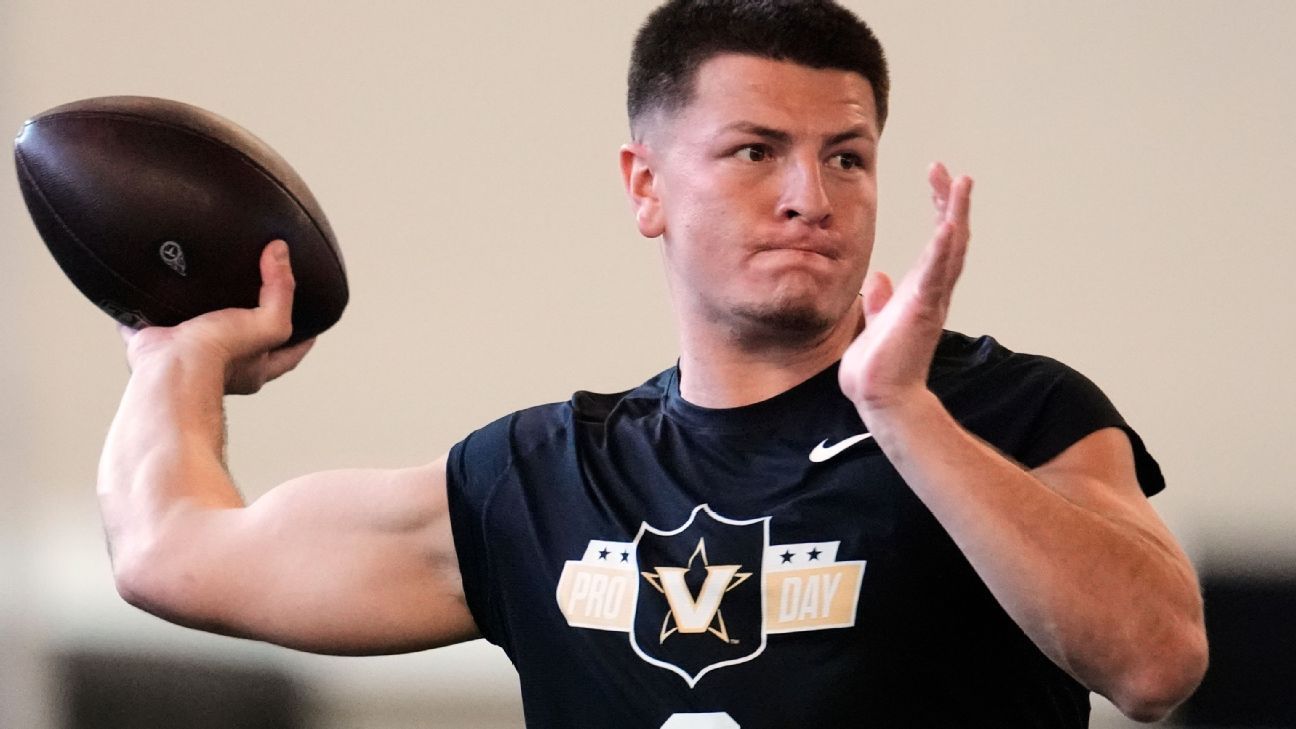 Ravens sign undrafted QBs Diego Pavia, Joe Fagnano before minicamp