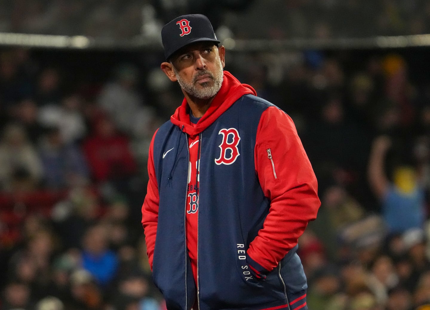 Manager Alex Cora and the Red Sox haven't had much to smile about early in the season.