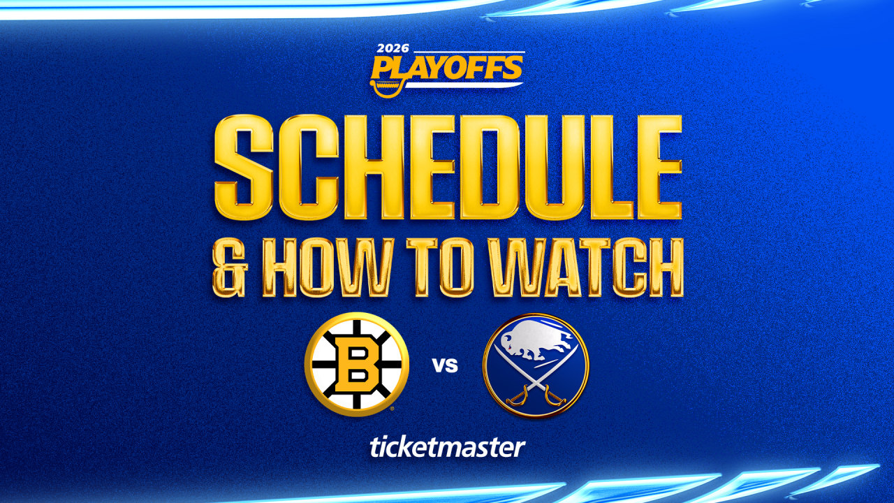 Sabres announce schedule, tune-in info for Round 1 playoff series vs. Bruins