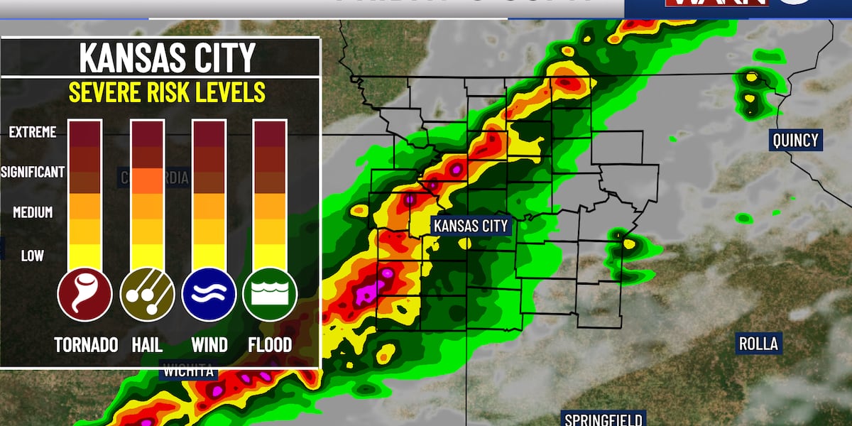 Severe Storms Are Expected This Afternoon, Significant Risk Continues