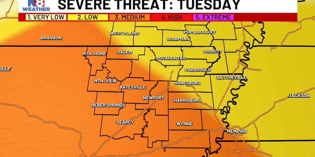 Severe storms still possible Tuesday