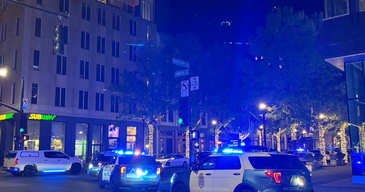 Six adults stabbed after fight on Fayetteville Street :: WRAL.com