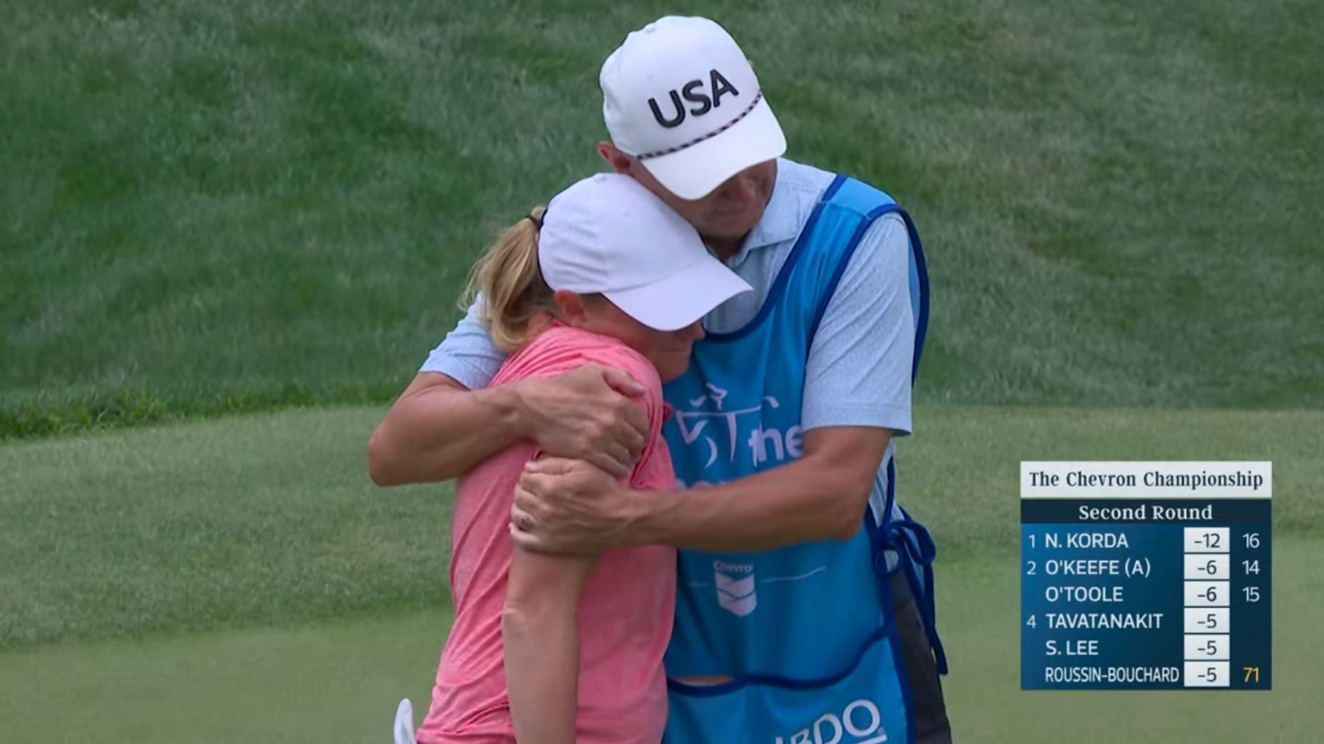 Stacy Lewis switches caddies in emotional final sendoff at Chevron