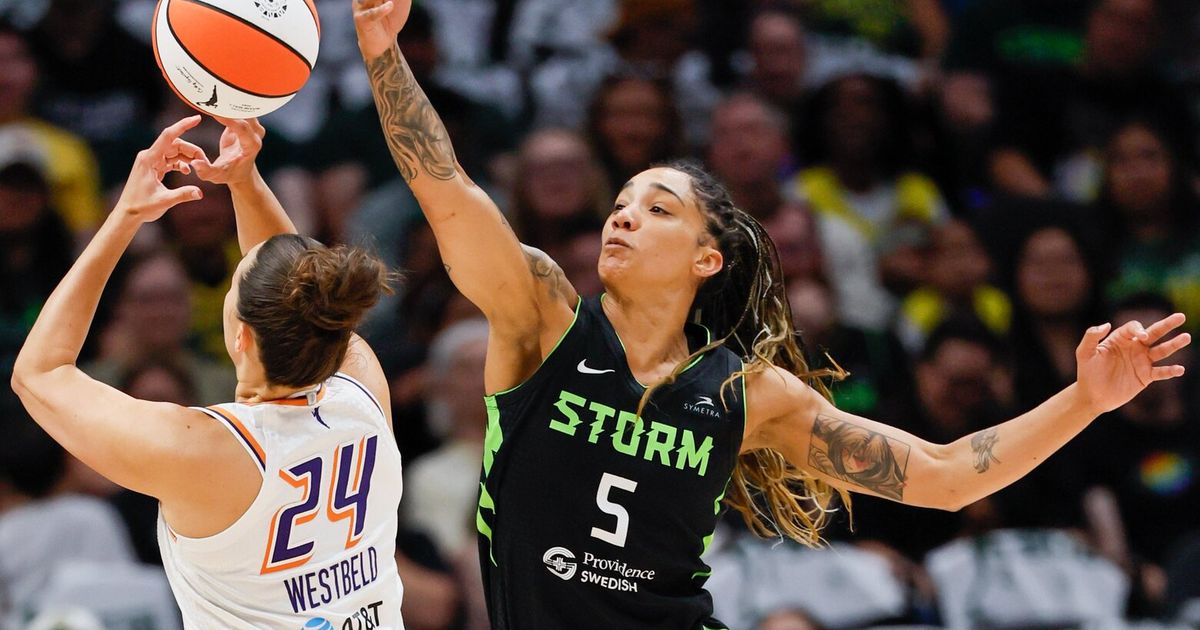 Storm’s Gabby Williams says goodbye to Seattle