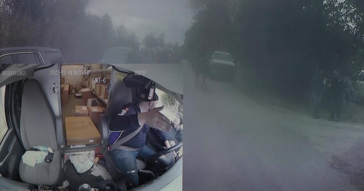 Surveillance video shows Tanner Horner drive by the search for Athena Strand the day after her murder