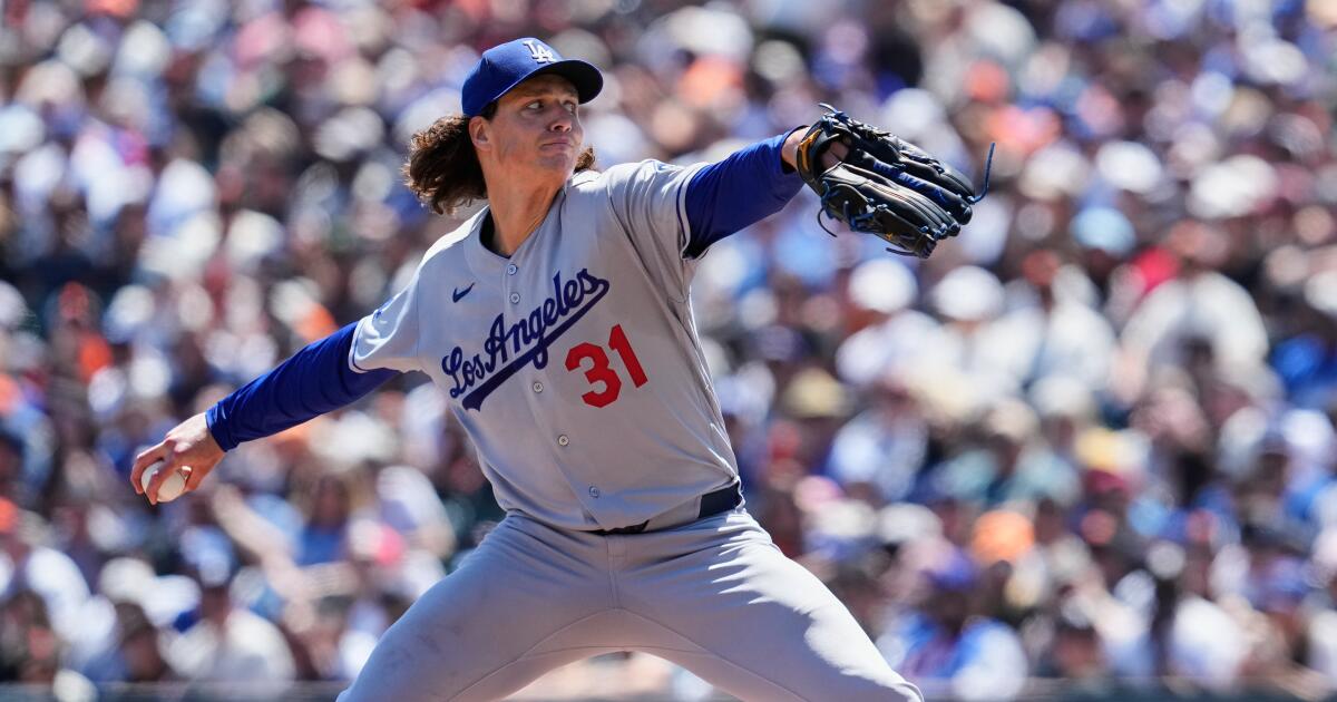 Tyler Glasnow throws eight shutout innings as Dodgers salvage finale