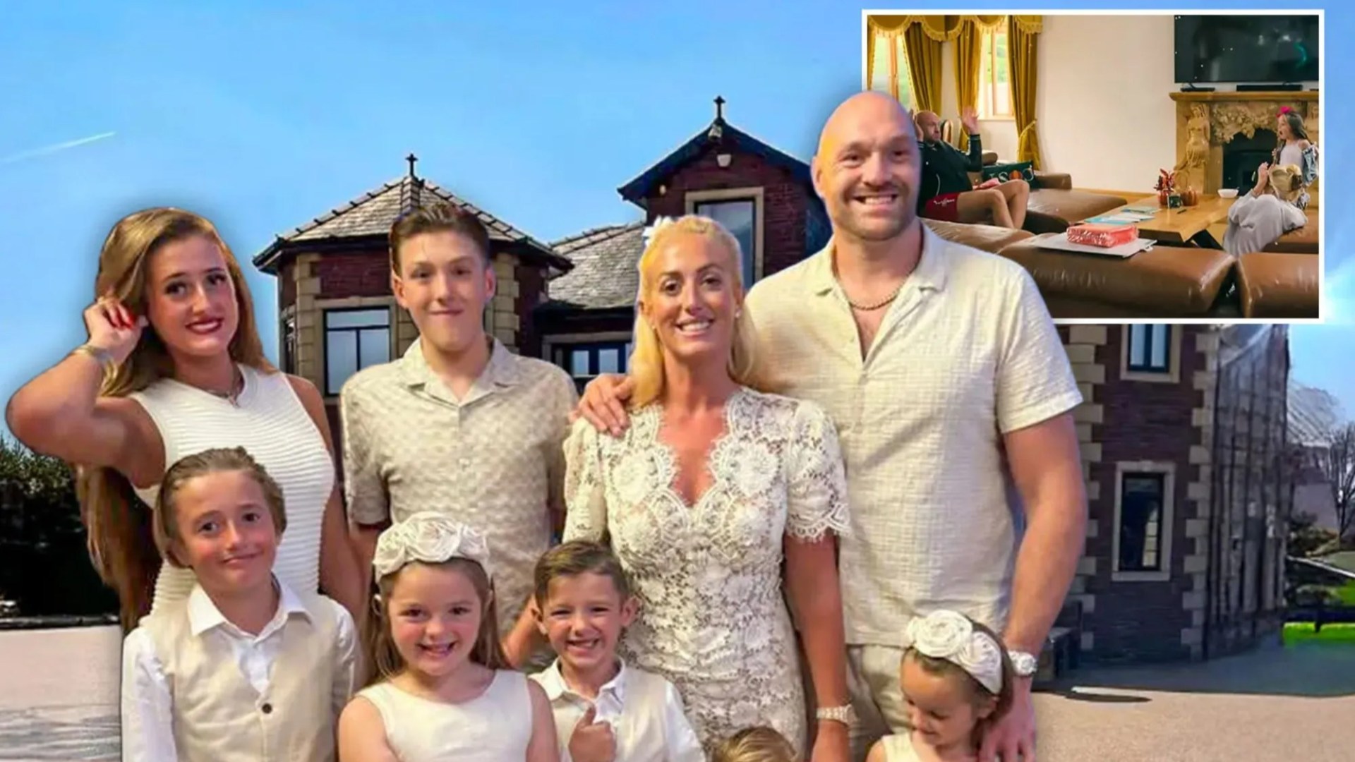 Tyson Fury forced to move family out of luxury mansion after man scaled his gate and demanded to be adopted
