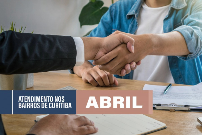 Veja datas e locais de atendimento do MPPR nos bairros de Curitiba em abril