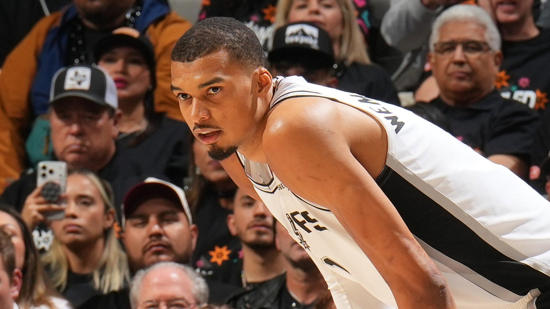 Victor Wembanyama traveling with team for Game 3, but his status remains uncertain