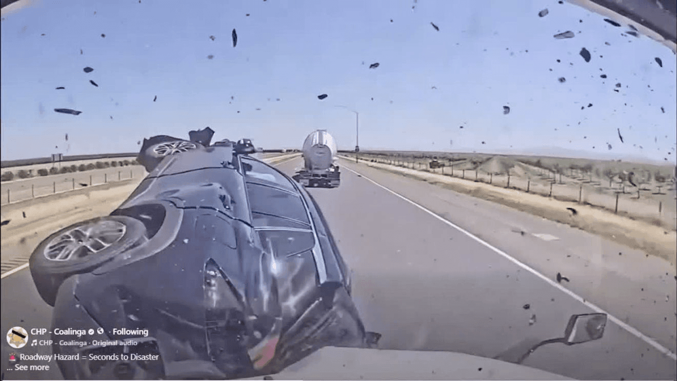 Video of big rig crash on I-5 highlights need for safe distance, defensive driving