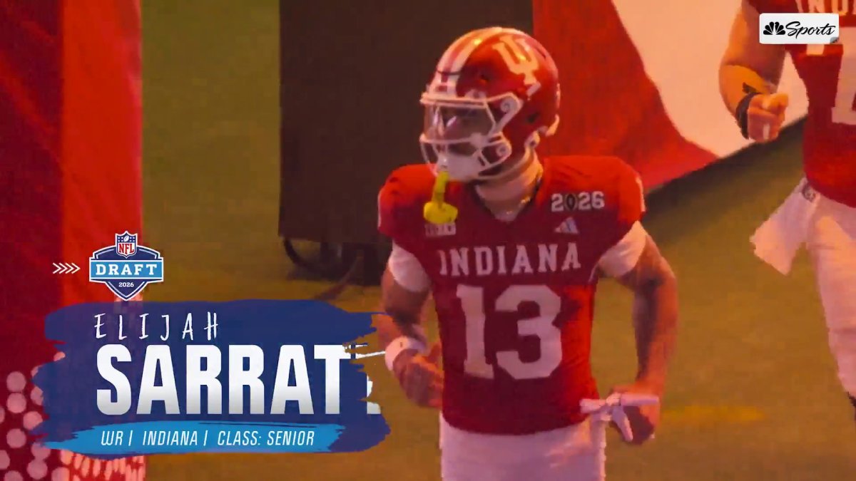 Watch NFL Draft prospect Indy WR Elijah Sarratt highlights – NBC Sports Bay Area & California