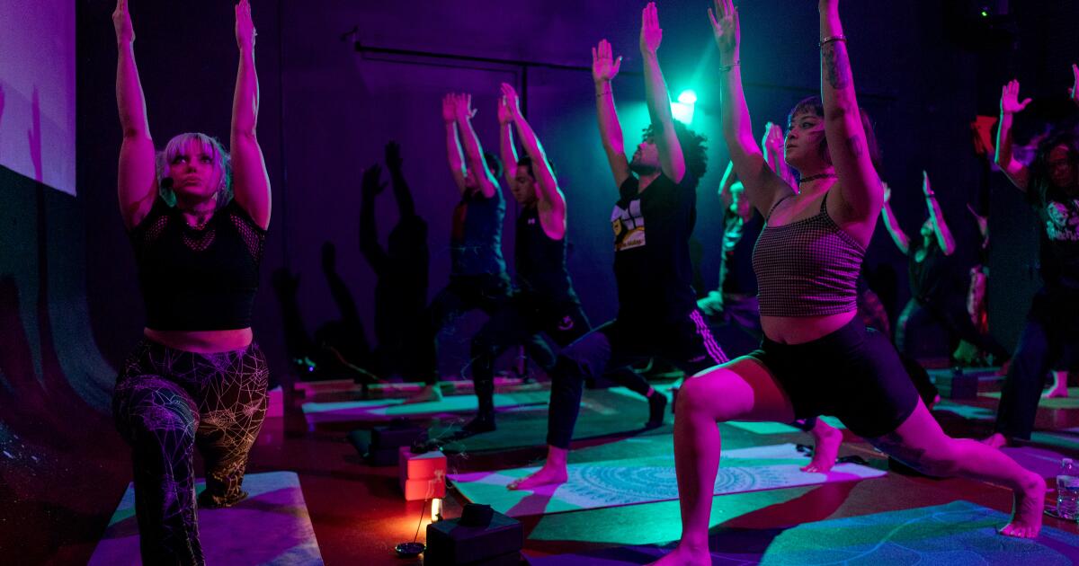 Yes, goth yoga is a thing — and it's thriving in a Burbank occult shop