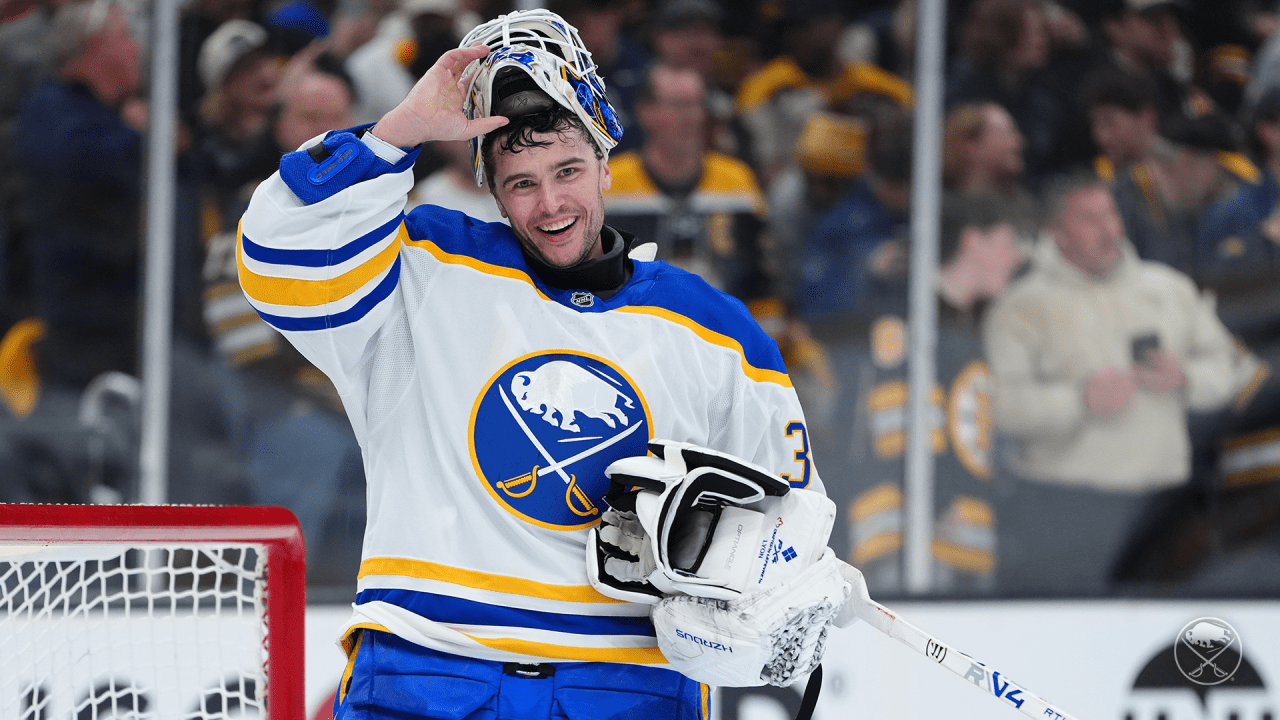 ‘Nothing we aren’t used to’ | How Sabres’ Lyon shifted momentum in Game 3 and series