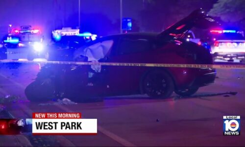 1 dead, 6 injured in West Park crash