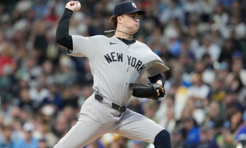 Cam Schlittler takes the mound for Yankees' game with Brewers