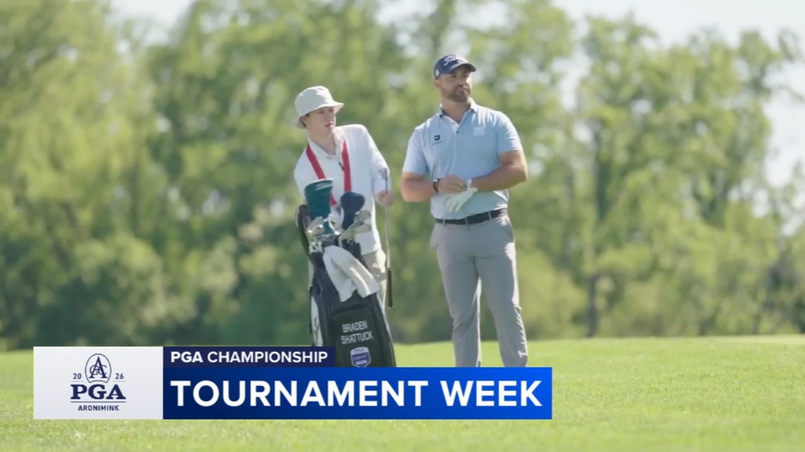 18‑year‑old Philadelphia caddie joins Braden Shattuck at PGA Championship
