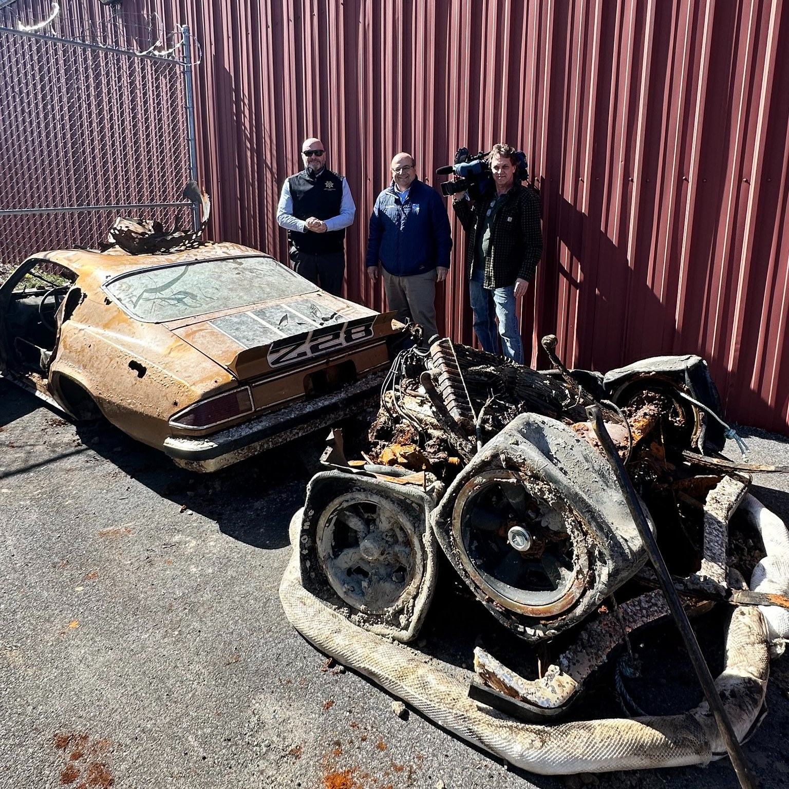 1974 Chevy Camaro Fished Out of Maine Lake After Decades Underwater