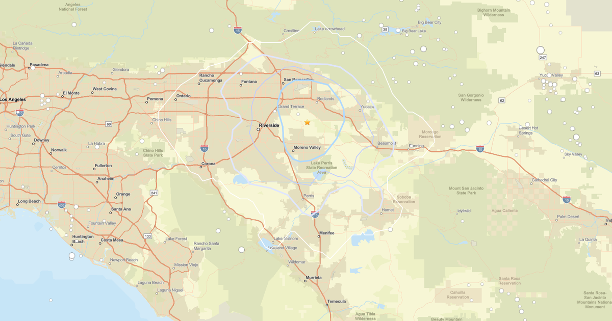 3.3-magnitude earthquake strikes near Redlands in San Bernardino County