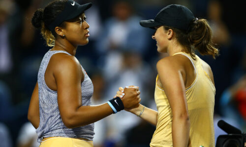 A look back at Naomi Osaka and Iga Swiatek's first meeting