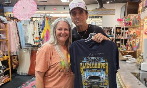 Alice Cooper visits Edison Mall, shops during Fort Myers, Florida stop