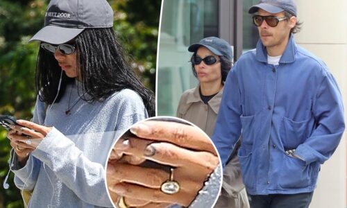 All the details on Zoë Kravitz’s engagement ring from Harry Styles