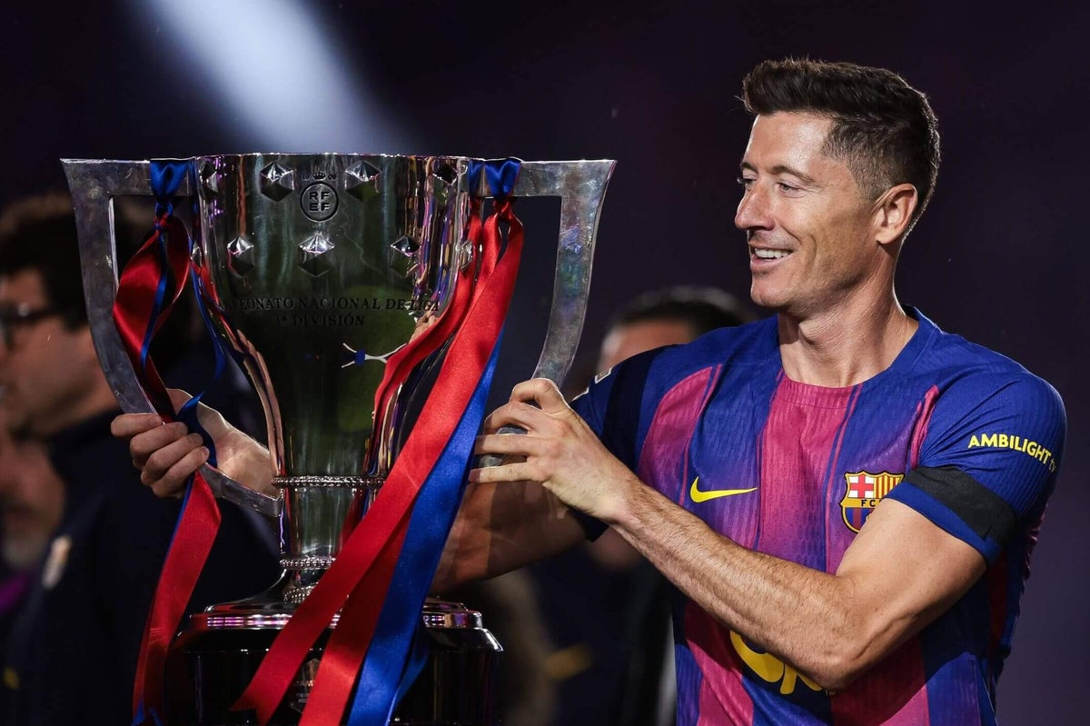 An ode to Robert Lewandowski, the striker who put Barcelona ‘back where they belong’
