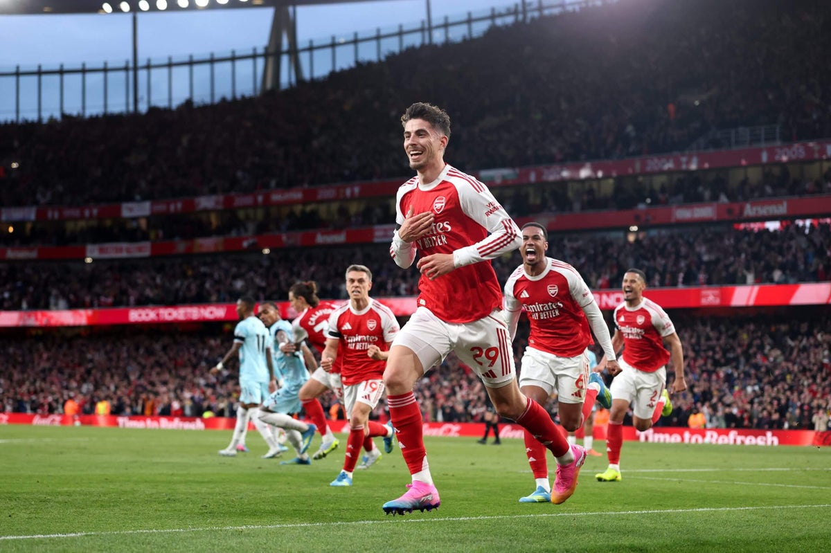 Arsenal are one step away from winning the Premier League
