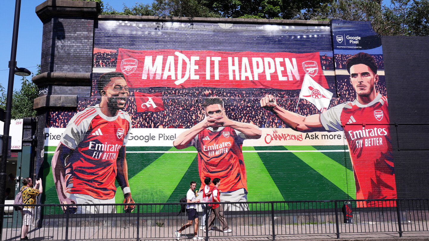 Arsenal trophy lift: Watch Gunners hoist Premier League trophy as 2025-26 champions