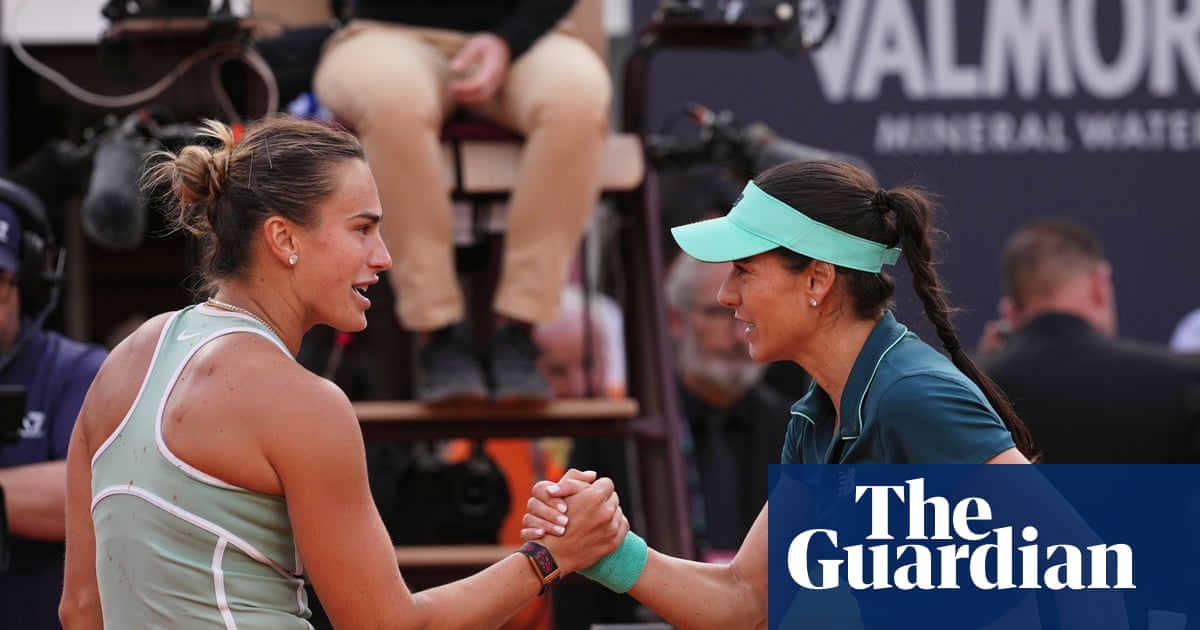 Aryna Sabalenka shocked by Sorana Cirstea’s comeback win at Italian Open | Tennis