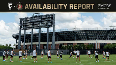 Availability report and match preview: Atlanta looking for positive end to first half of season