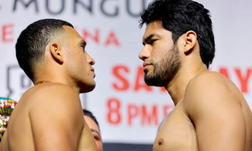 Benavidez KOs Ramirez in the 6th to win the WBA and WBO cruiserweight titles