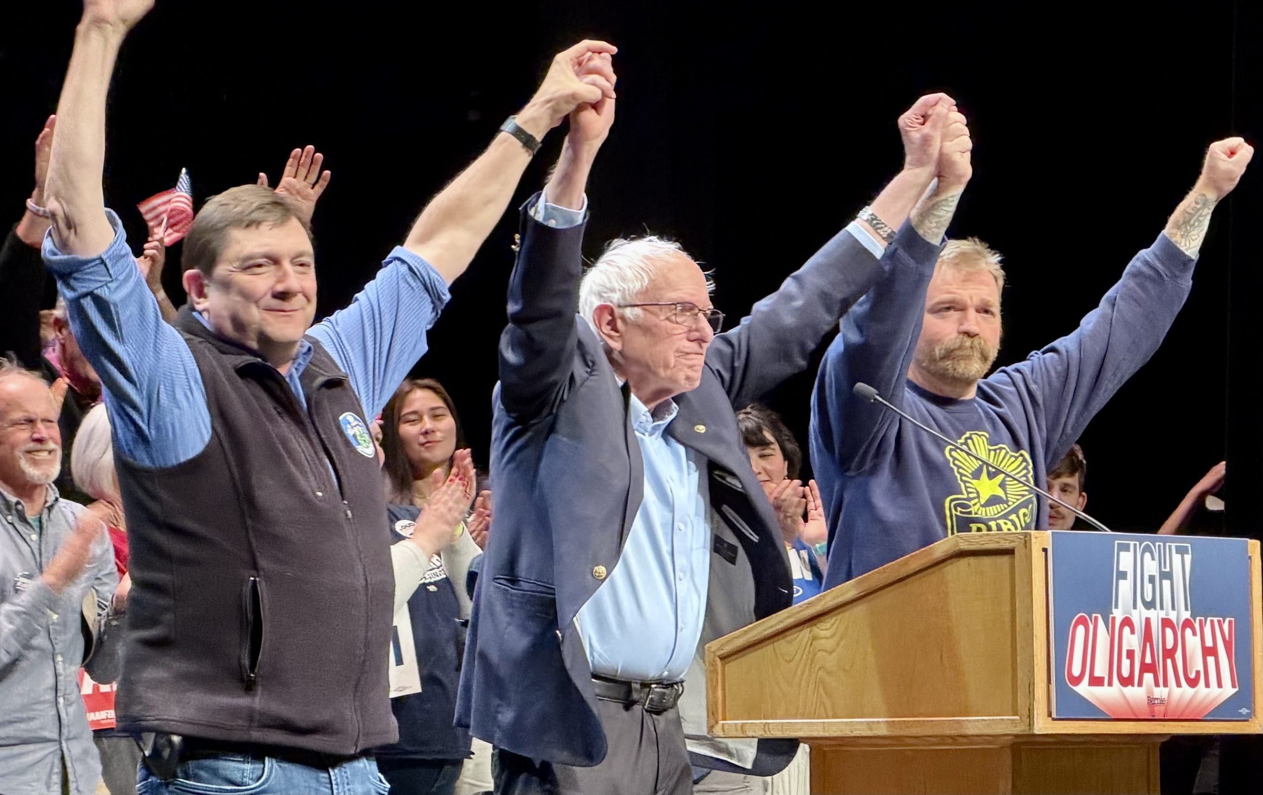 Bernie Sanders rallies progressives for Graham Platner and Troy Jackson in Orono