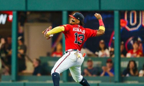 Braves predicted to part ways with $23M veteran stuck in 'slog' amid Ronald Acuna Jr. return