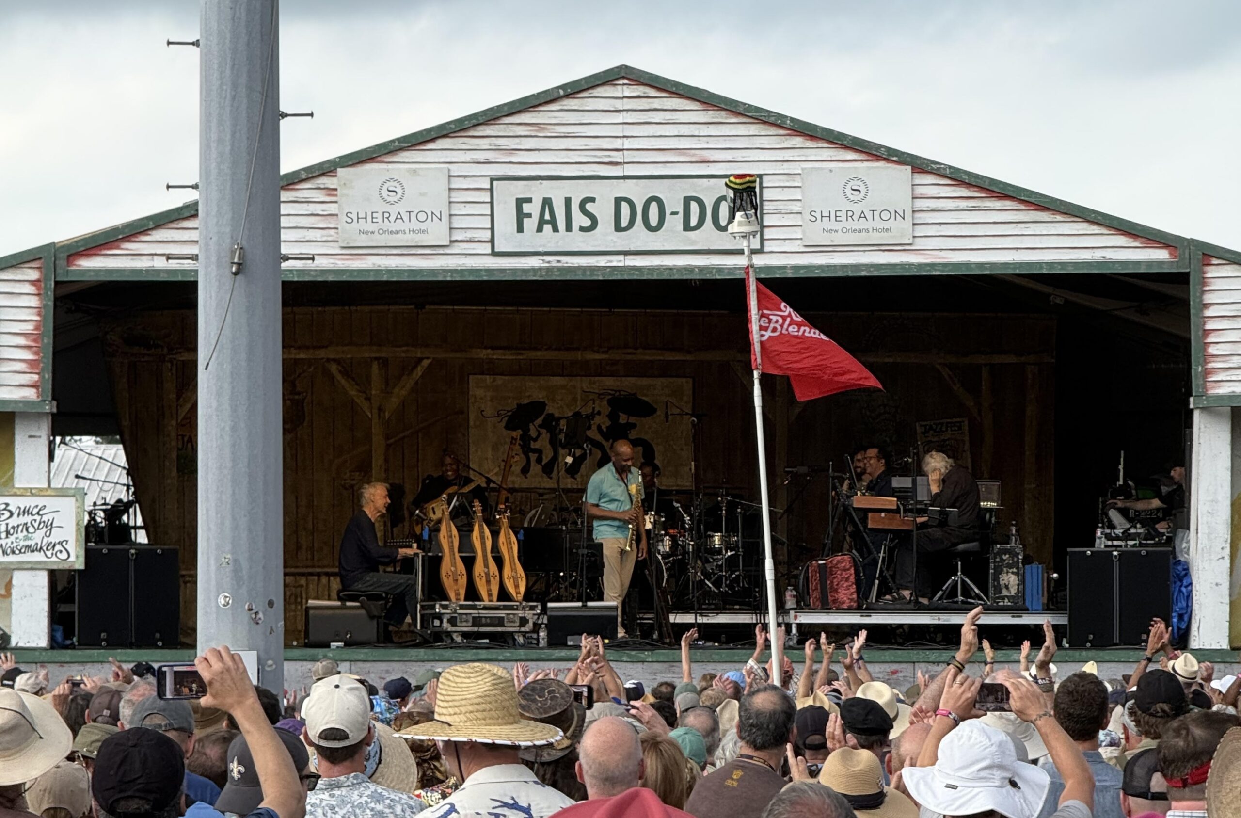 Bruce Hornsby & The Noisemakers Welcome Branford Marsalis During New Orleans Jazz & Heritage Festival Set