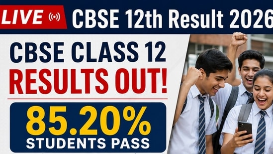 CBSE 12th Result 2026 LIVE: 85.20 students clear exam, direct link to check Class 12 exam result
