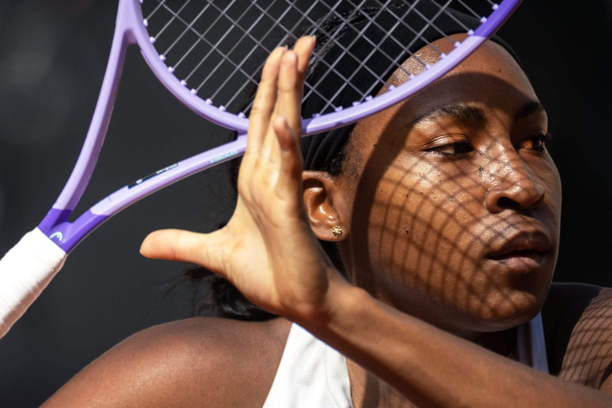 Coco Gauff will start her French Open title defense by trying not to play against herself