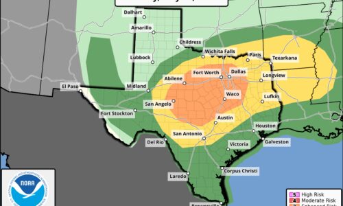 Cold front to bring severe storm, hail risk across Texas Sunday