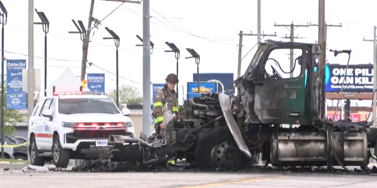 Coroner identifies motorcyclist killed in crash with semi on Illinois Rd.